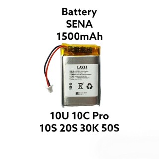 SENA 10U 10C 10Pro 10S 20S 50S 30K 1500mAh แบตเตอรี่ Bluetooth แบตเตอรี่หมวกกันน็อค Battery Bluetooth  แบตเตอรี่หูฟัง