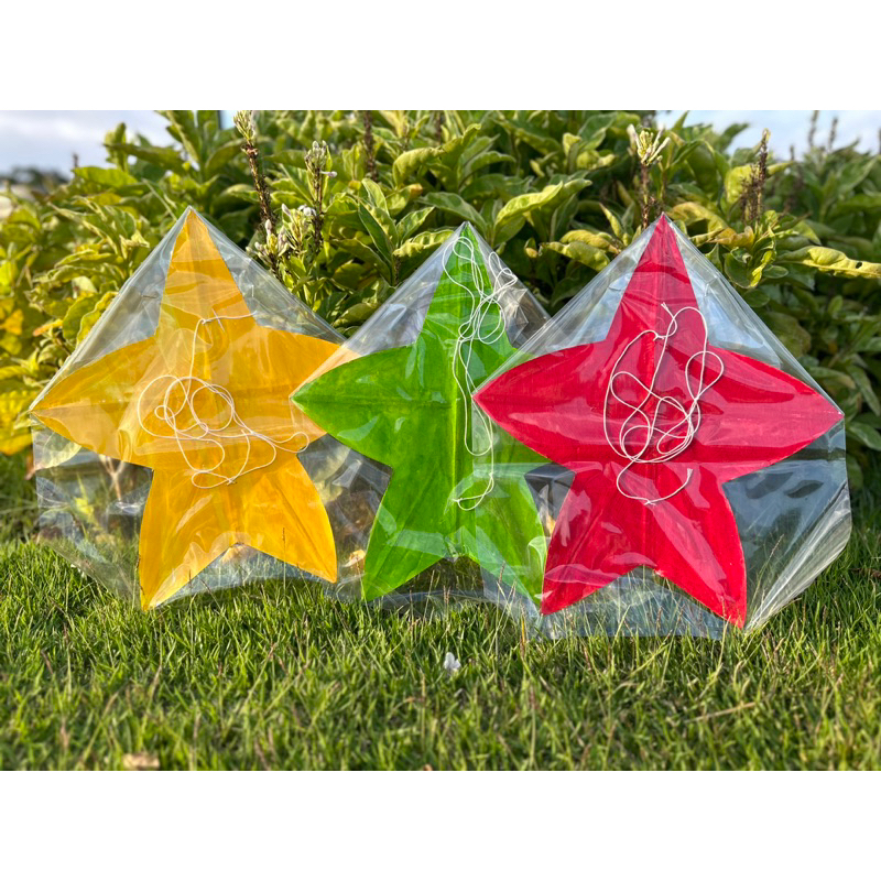 ว่าวจุฬาหลากสี ขนาด 25x25 cm จัดส่ง 4 ตัว คละสี - รูปที่ 4