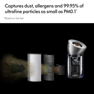Dyson Purifier Big+Quiet Formaldehyde BP03 (Bright nickel/Prussian blue) เครื่องฟอกอากาศ ไดสัน