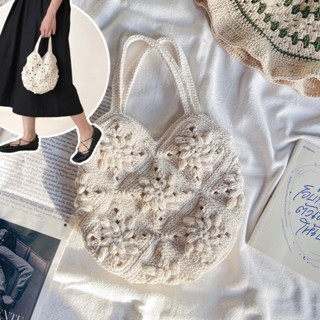 ꕥ พร้อมส่ง In stock ꕥ กระเป๋าถักคล้องแขน กระเป๋าถักเชือกฟอก