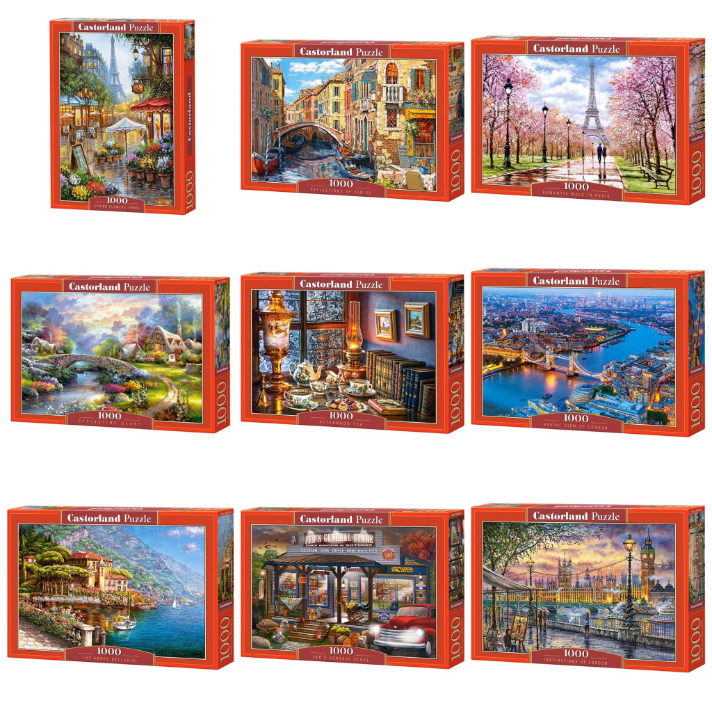 Castorland jigsaw puzzle จิ๊กซอว์นำเข้า 1000 ชิ้น