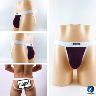 กางเกงในชาย Manvenbeck Jockstrap ผ้าคอตตอน ขอบยางยืดหนานุ่ม กระชับรัดรูป เน้นสะโพกกลมกลึง เปิดหลัง