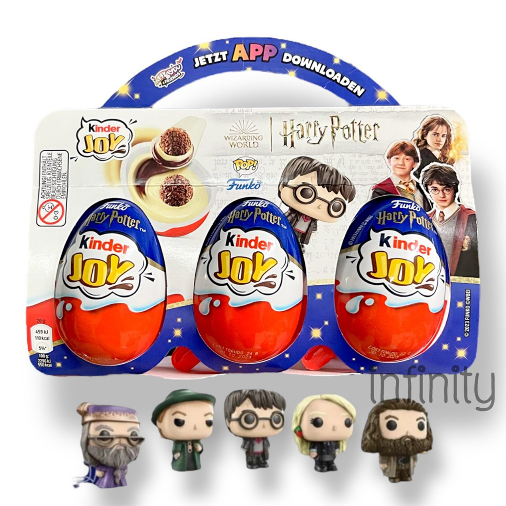 kinder Joy Harry potter ช็อกไข่เเฮรี่พ็อตเตอร์ 3 ลูก