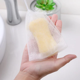 ตาข่ายตีฟอง ถุงตาข่ายตีฟองใส่สบู่ ถุงตาข่ายตีฟอง 1ชิ้น