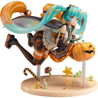 จัดส่งตรงถึงญี่ปุ่น Hatsune Miku "TRICK หรือ MIKU" ภาพประกอบโดยซ้าย (ขายต่อ) Non-scale PVC &amp; ABS ทาสีรูปผลิตภัณฑ์สําเร็จรูปสีขาวความสูงประมาณ 17 ซม