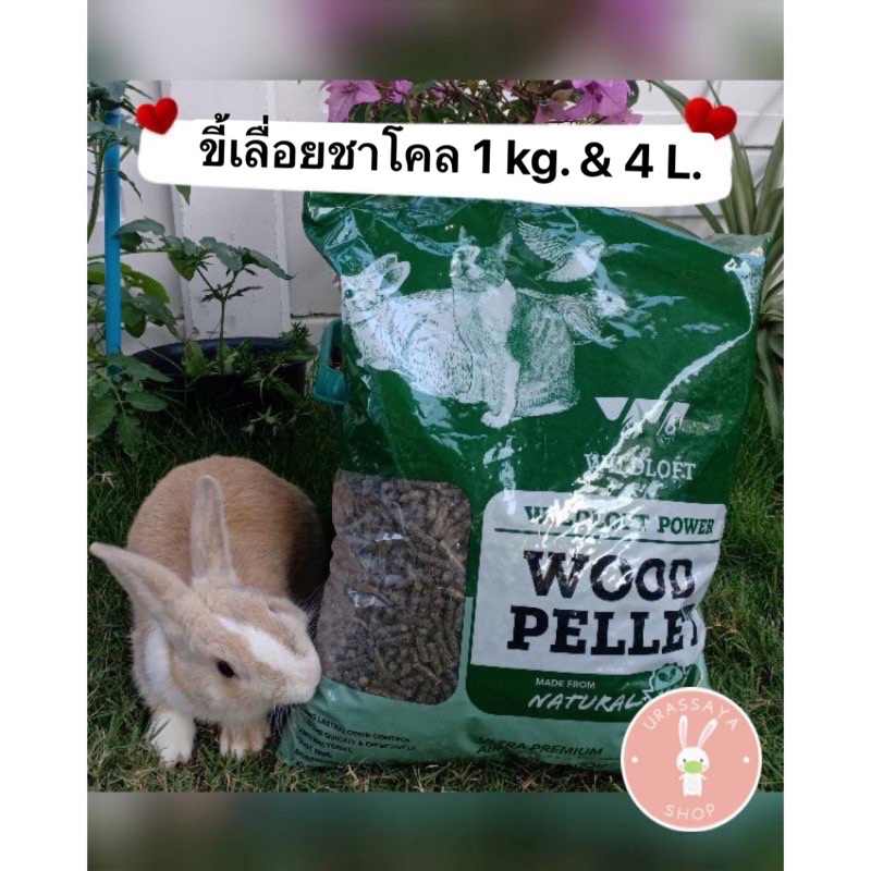 Wildloftขี้เลื่อยอัดเม็ด นำเข้าผสมชาโคลดับกลิ่นดีมาก🔥มาใหม่ขนาด4ลิตร🔥