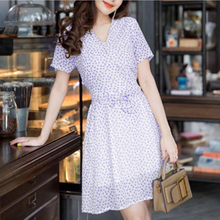 🔥Sale🔥 Pastel Summer Dress เดรสลายดอก … 030