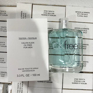 JUL02 ส่งฟรี CK Free For Men EDT 100ml (Tester) น้ำหอม