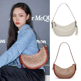 armpit bag for men and women สไตล์เดียวกัน เนื้อสีน้ำตาล ลำลอง แฟชั่น พกพาได้ทุกวัน