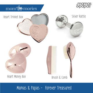 Mamas &amp; Papas  เครื่องเงินสะสม ที่ระลึก ของขวัญสำหรับเด็กแรกเกิด สี Rose Gold และ Silver