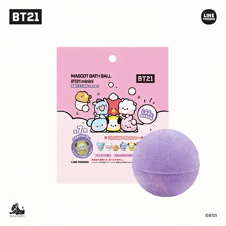 [NEW🔥] พร้อมส่ง BT21 Minini Mascot Bath Ball บาธบอมบ์สุ่มมาสคอต 7 ตัวละคร ลิขสิทธิ์เเท้จาก Japan 🇯🇵🛁💜