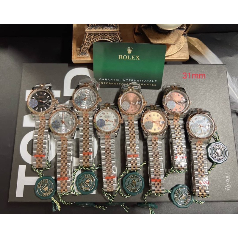 มาใหม่ นาฬิกาDatejust สำหรับผู้หญิง 31mm เครื่องautomatic ตรงตามรูป