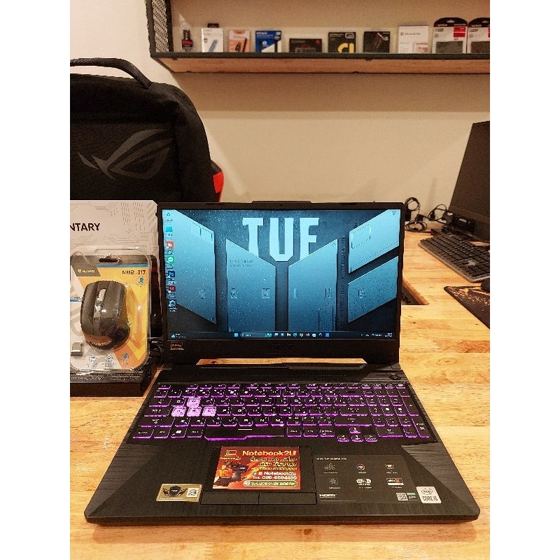 ASUS TUF F15 FX506LH-HN004W i5-10300H GTX1650 RAM8GB SSD512GB สภาพนางฟ้า99% ใช้งานจริงแค่18วัน