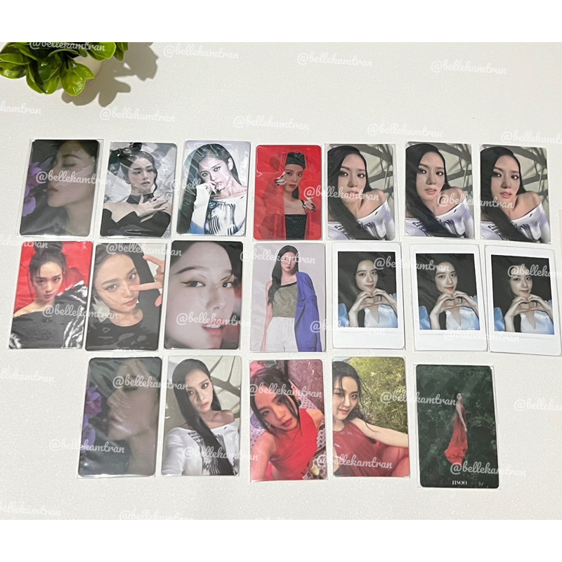 jisoo photocard ของแท้ จาก ME ALBUM