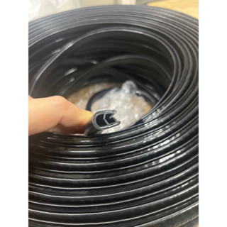 ยางเสียบกระดูกงู ขนาด 16x10 มิล ,10x7มิล ม้วน50เมตร