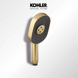 KOHLER Statement 3F oblong handshower หัวฝักบัวอาบน้ำ สีทองเหลืองปัดลาย K-26284T-2MB