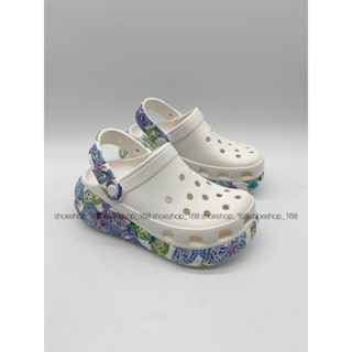 รองเท้า Crocs classic butterfly crush รองเท้า ผู้หญิง ส้นสูง M3---M7 สวย นิ่ม ใสบ่าย พร้อมส่ง