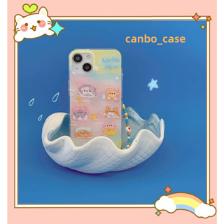 🎁ส่งของขวัญ🎁เคสไอโฟน สำหรับ 11 14 for iPhone Case 13 12 Pro Max น่ารัก น่าสนใจ โซ่มุก กันกระแทก เคสนิ่ม เคสโทรศัพท์