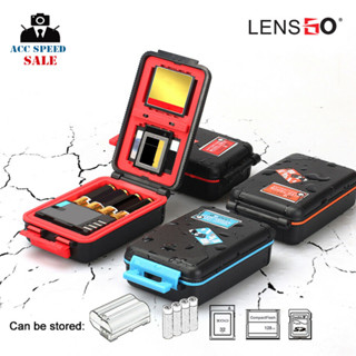 กล่องใส่การ์ด LENSGO D910 MINI BATTERY 6SD CASE