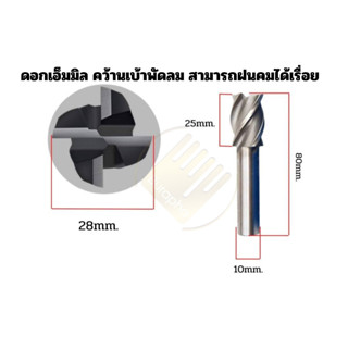 ดอก เอ็มมิล ดอกสว่านคว้านเบ้าพัดลม #026