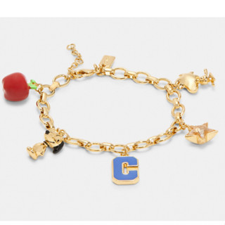 Bracelet à breloques multiples Coach X Peanuts สร้อยข้อมือ Snoppy Coach แท้