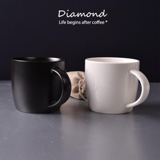 ❤ Diamond Coffee แก้วมัคมินิมอลสไตล์เกาหลี เซรามิกคุณภาพสูง ทนความร้อนสูงมากกว่า 100 องศา