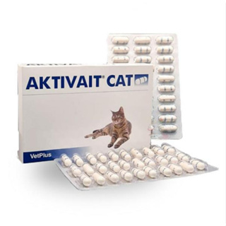 Aktivait CAT บำรุงประสาทและสมอง สำหรับแมว 60 แคปซูล