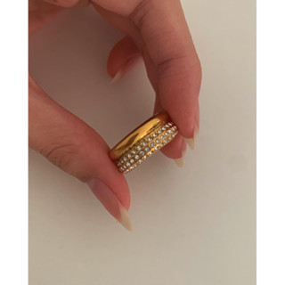 HER OBJECTIVE_HER HALF BOLD GRAM RING