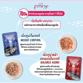 PRAMY พรามี่ (ยกลัง 4 โหล 48 ซอง) อาหารเปียกแมว