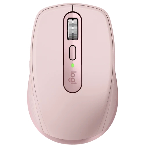 Logitech MX Anywhere 3S Wireless Mouse, Fast Scrolling, Quiet Clicks, Bluetooth (Rose) (910-006934)