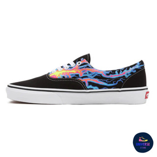 [ของแท้ ส่งฟรี จากไทย] VANS ERA - (ELECTRIC FLAME) BLACK/TRUE WHITE