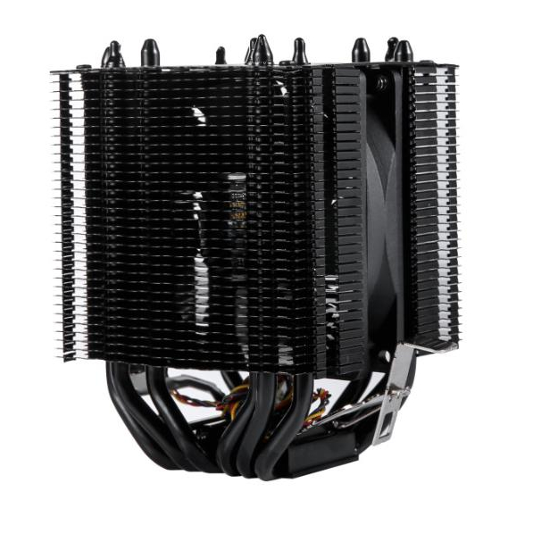 ซิ้งค์พัดลม BLACK CPU 6ท่อrgbของใหม่เย็นเงียบไฟสวยIntel1200/1700/ 2011/X79/X99/775/115x/AM4 AM3+ AM2 FM1 FM2 AM3+ FM2+ - รูปที่ 7