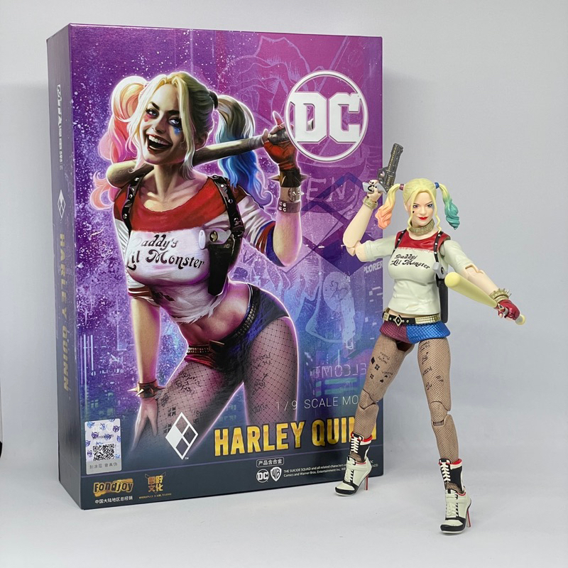 HARLEY QUINN Joker DC Super Hero Fondjoy 1/9 Scale Action Figure 19 cm