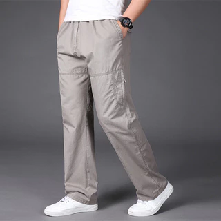 444# กางเกงขายาวยางยืดแบบใหม่ล่าสุด BIG SIZE 28-44นิ้ว 100% cotton