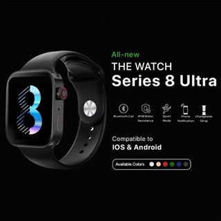 Kinkong🔥มีสินค้าพร้อมส่ง🔥 Series 8 Ultra นาฬิกา smart watch แท้ ของแท้ สมาร์ทวอทช์ 2022นาฬิกา smart watch 1.75 HD Screen