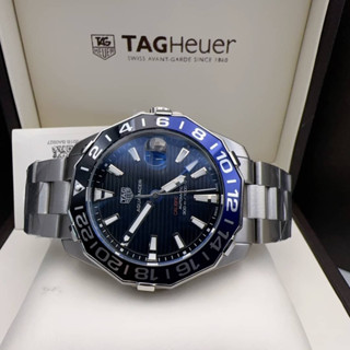 นาฬิกาข้อมือ ผู้ชาย รุ่นขายดี Heuer  งานออริเทียบแท้ Size 43mm ระบบ ออโต้ Gmtตั้งได้