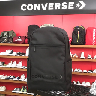 [ลิขสิทธิ์แท้] CONVERSE BTS Fifth Backpack สีดำ กระเป๋า เป้ นักเรียน สะพายหลัง รุ่นฮิต