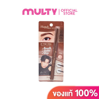 Ran Instyle Eyeblow Pencil By PomVinij 0.25 g. #DarkBrown