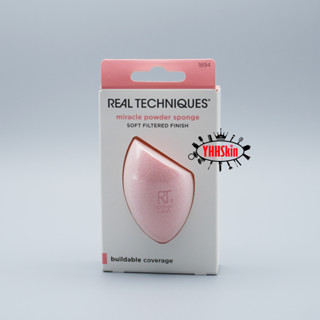 Real Techniques Miracle Powder Sponge (1894) ฟองน้ำแต่งหน้า รับประกันของแท้ 100%