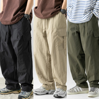 กางเกงคาร์โก้สไตล์ญี่ปุ่นผ้าไนลอน Cargo pants Japanese Style