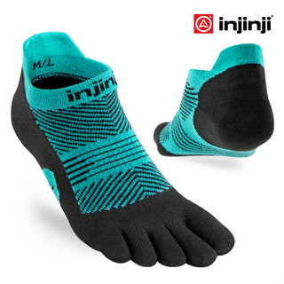 Injinji สำหรับผู้หญิง ถุงเท้าวิ่ง แยกนิ้ว Run LW NO SHOW  รุ่นวิ่งซ่อนข้อ สีเขียวมิ้นต์ ของแท้