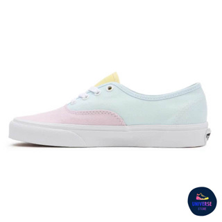 [ของแท้ ส่งฟรี จากไทย] VANS AUTHENTIC - (PASTEL BLOCK) MULTI/TRUE WHITE