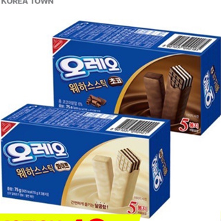 โอรีโอ้ เวเฟอร์สติ้ก ขนมเกาหลี Oreo Wafer Stick 1 กล่อง บรรจุ 5 ชิ้น