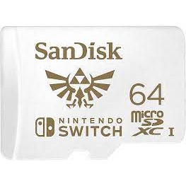 SanDisk and Nintendo Cobranded microSDXC SQXAT, 64GB