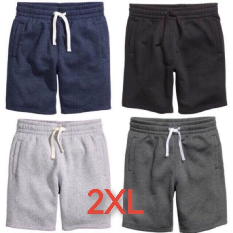 กางเกงตัวใหญ่ผ้าสำลี เลือกได้ S-2XL สีพื้น เอวยืด