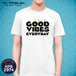 **สินค้าใหม่** เสื้อยืดพิมพ์ลาย No Problem ไซส์ใหญ่ ยอดขายดี อันดับ 1 - GRAPHIC TEE NPB.2974