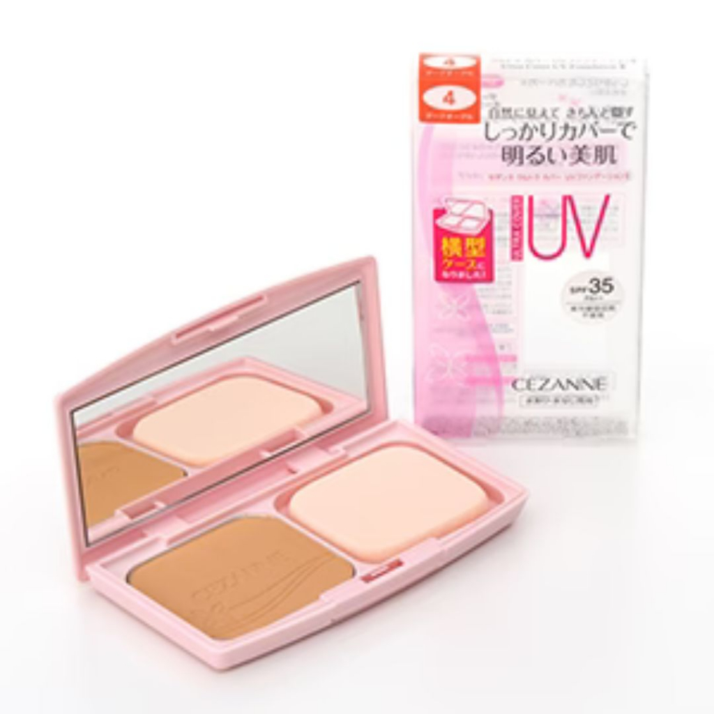 CEZANNE Ultra Cover UV Foundation 4 แป้งผสมรองพื้น