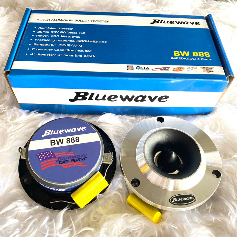 Bluewave BW-888 ลำโพงแหลมจาน 200w จำนวน1คู่ เสียงชัด เสียงดังจุใจ เน้นเบสหนัก