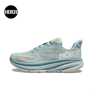 HOKA ONE ONE Clifton 9 Ice flow blue ของแท้ 100 %  Sports shoes Running shoes style