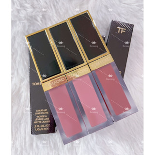 💋 Tom Ford liquid lip luxe matte 6ml ลิปแมตเนื้อบางเบา ติดทน ไม่ตกร่อง สีชัด💋